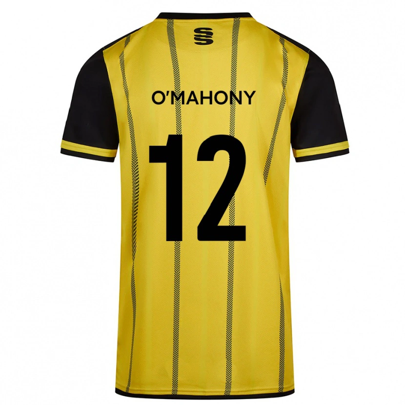 Danxen Kid Orlaith O'mahony #12 Yellow Black Away Jersey 2025/26 T-Shirt