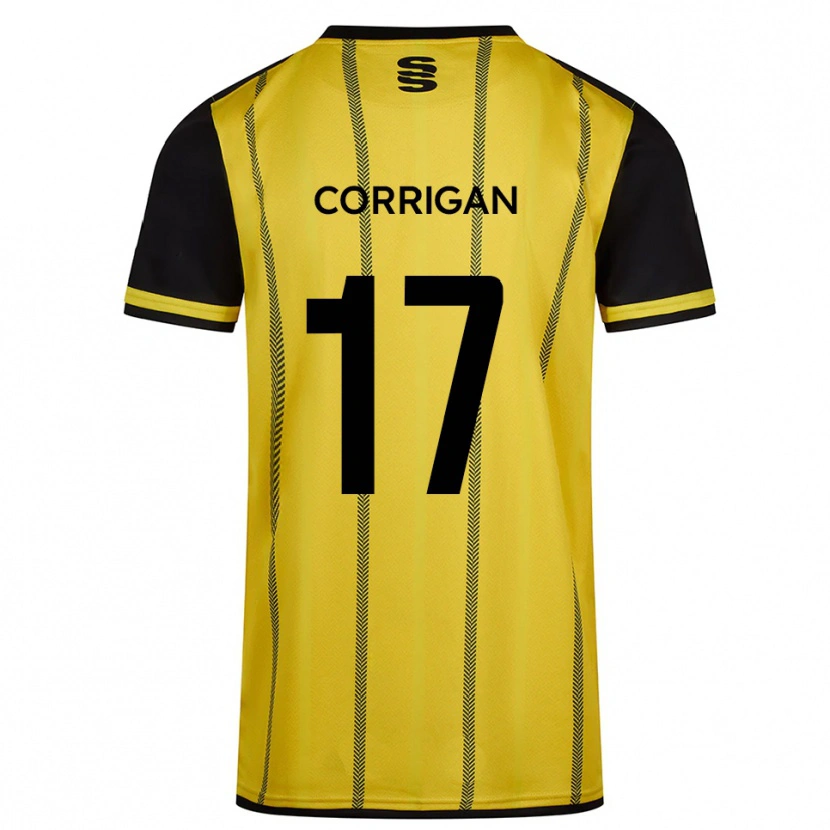 Danxen Kid Niamh Corrigan #17 Yellow Black Away Jersey 2025/26 T-Shirt