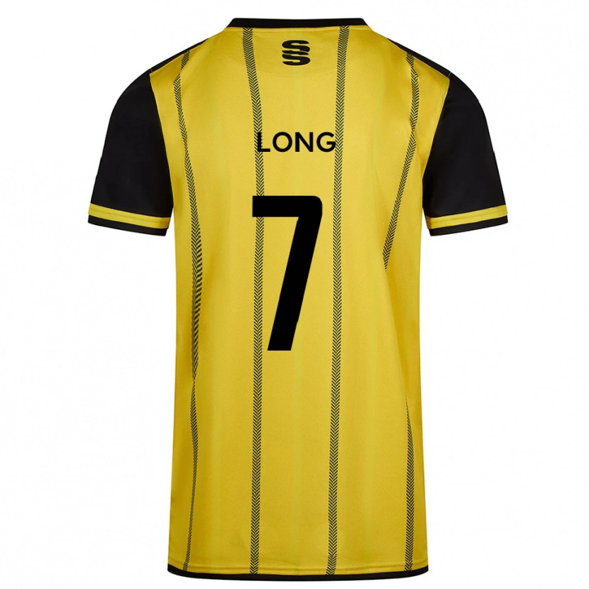 Danxen Kid Rhys Long #7 Yellow Black Away Jersey 2025/26 T-Shirt