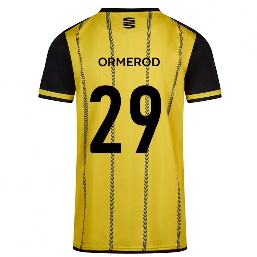 Danxen Kid Danny Ormerod #29 Yellow Black Away Jersey 2025/26 T-Shirt