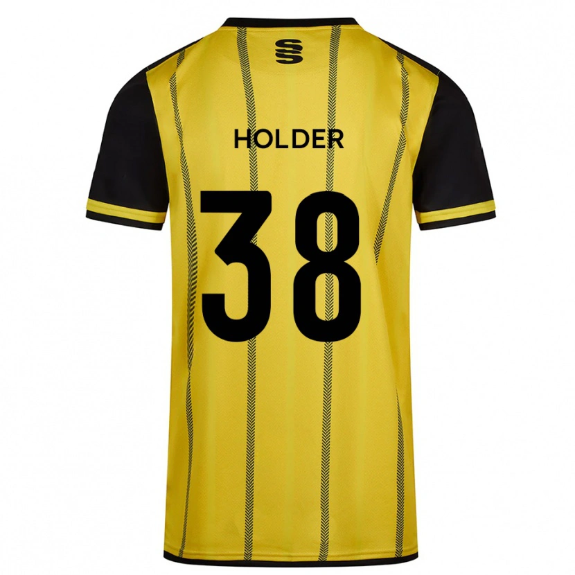 Danxen Kid Stan Holder #38 Yellow Black Away Jersey 2025/26 T-Shirt
