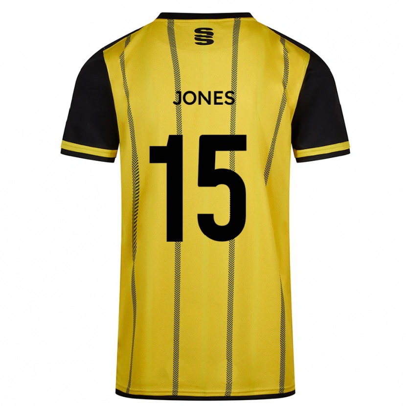 Danxen Kid Kieran Jones #15 Yellow Black Away Jersey 2025/26 T-Shirt