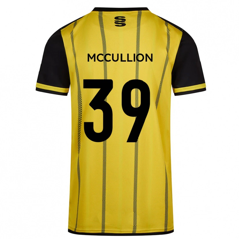 Danxen Kid Gerald Mccullion #39 Yellow Black Away Jersey 2025/26 T-Shirt