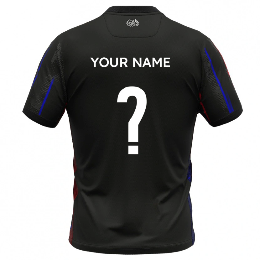 Danxen Kid Your Name #0 Black Red Away Jersey 2025/26 T-Shirt