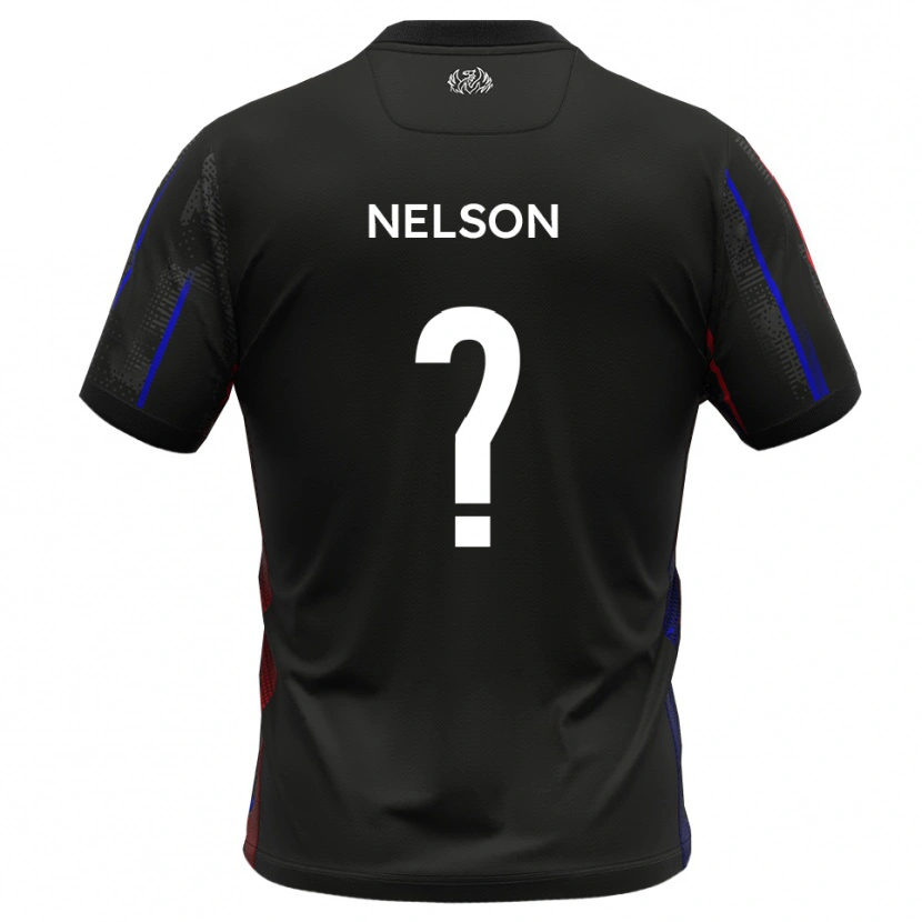 Danxen Kid Toby Nelson #0 Black Red Away Jersey 2025/26 T-Shirt