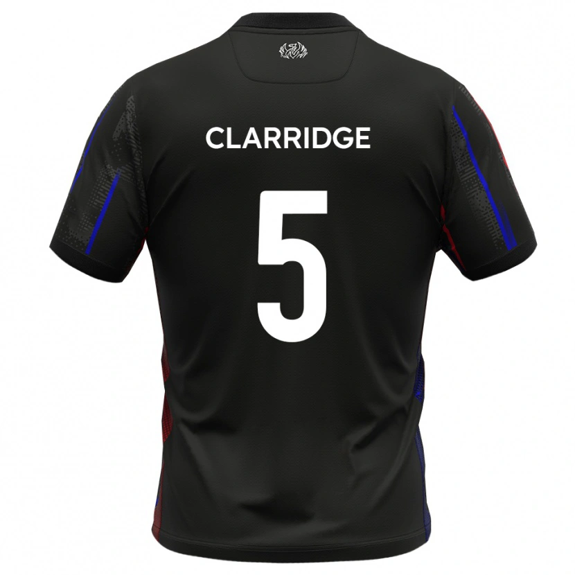 Danxen Kid James Clarridge #5 Black Red Away Jersey 2025/26 T-Shirt