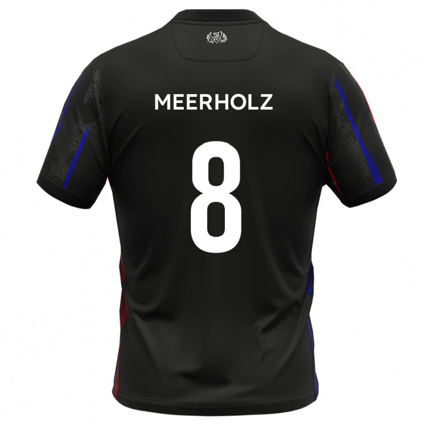 Danxen Kid Jed Meerholz #8 Black Red Away Jersey 2025/26 T-Shirt
