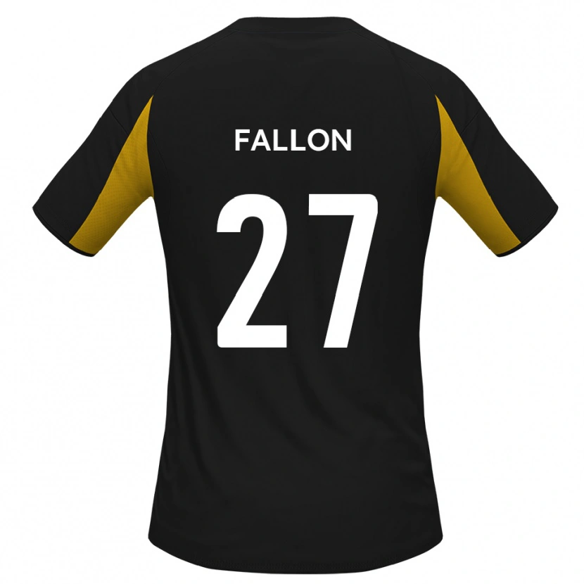 Danxen Kid Louie Fallon #27 Black Yellow Away Jersey 2025/26 T-Shirt