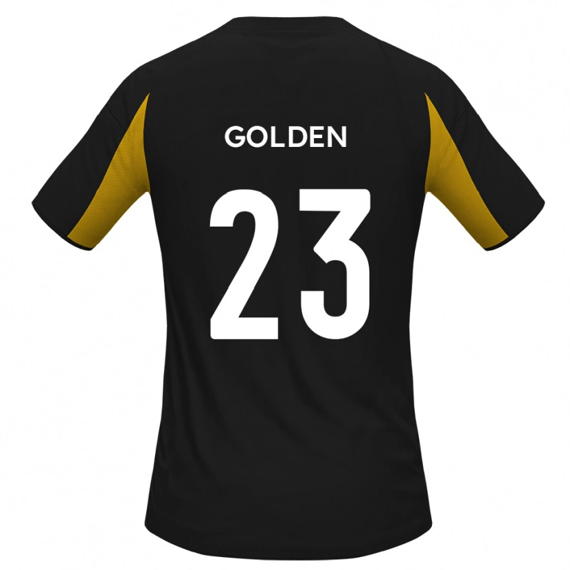 Danxen Kid Tylor Golden #23 Black Yellow Away Jersey 2025/26 T-Shirt