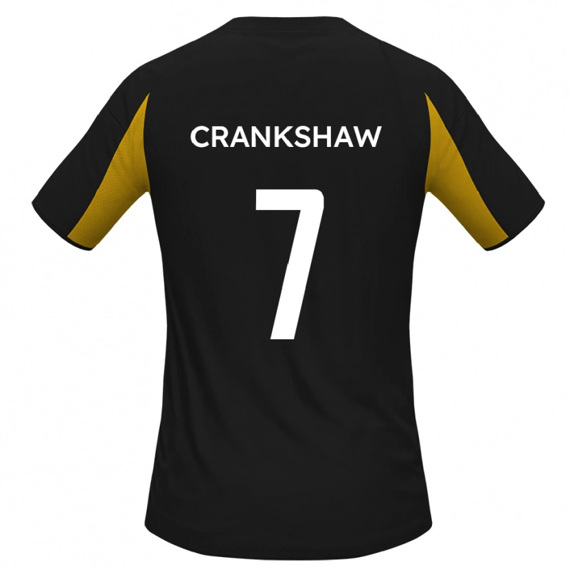 Danxen Kid Ollie Crankshaw #7 Black Yellow Away Jersey 2025/26 T-Shirt
