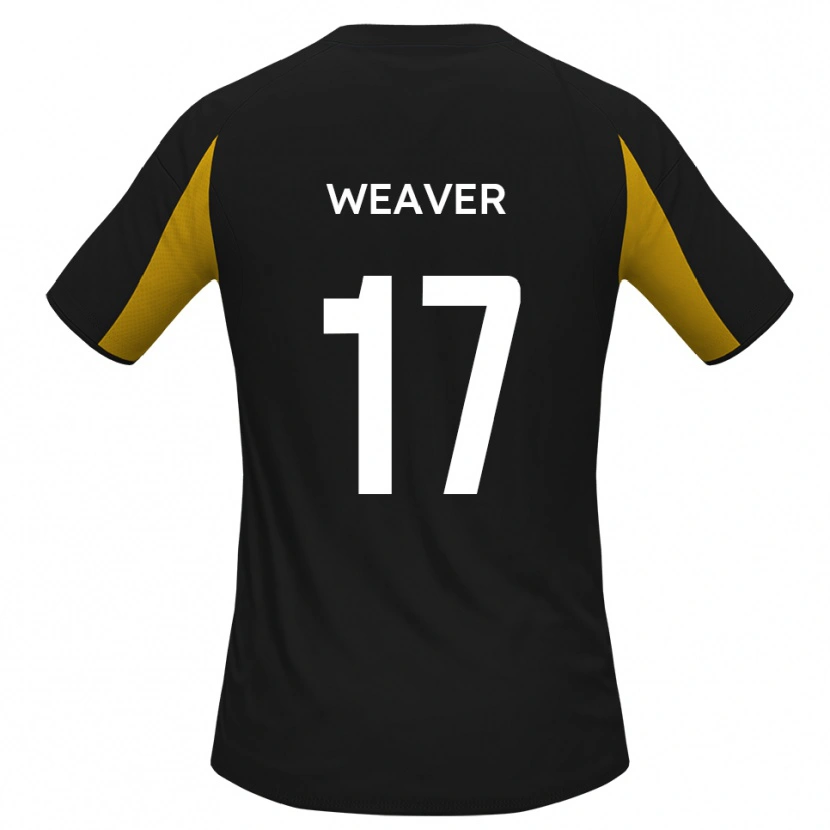 Danxen Kid Lucas Weaver #17 Black Yellow Away Jersey 2025/26 T-Shirt