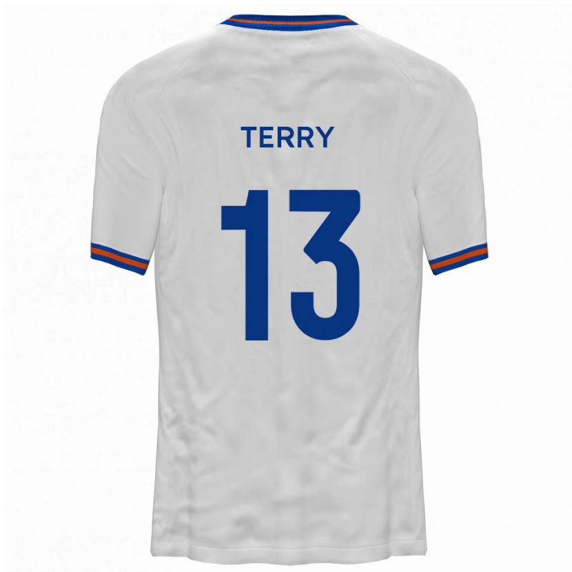Danxen Kid Mason Terry #13 White Blue Away Jersey 2025/26 T-Shirt