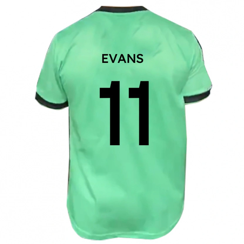 Danxen Kid Kieron Evans #11 Turquoise Black Away Jersey 2025/26 T-Shirt