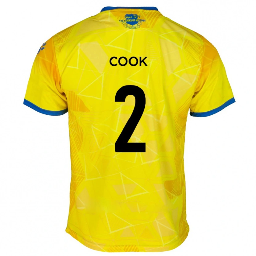 Danxen Kid Jack Cook #2 Yellow Blue Away Jersey 2025/26 T-Shirt