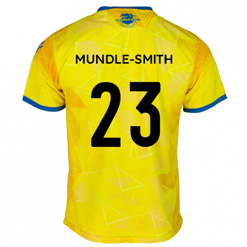 Danxen Kid Jaydn Mundle-Smith #23 Yellow Blue Away Jersey 2025/26 T-Shirt