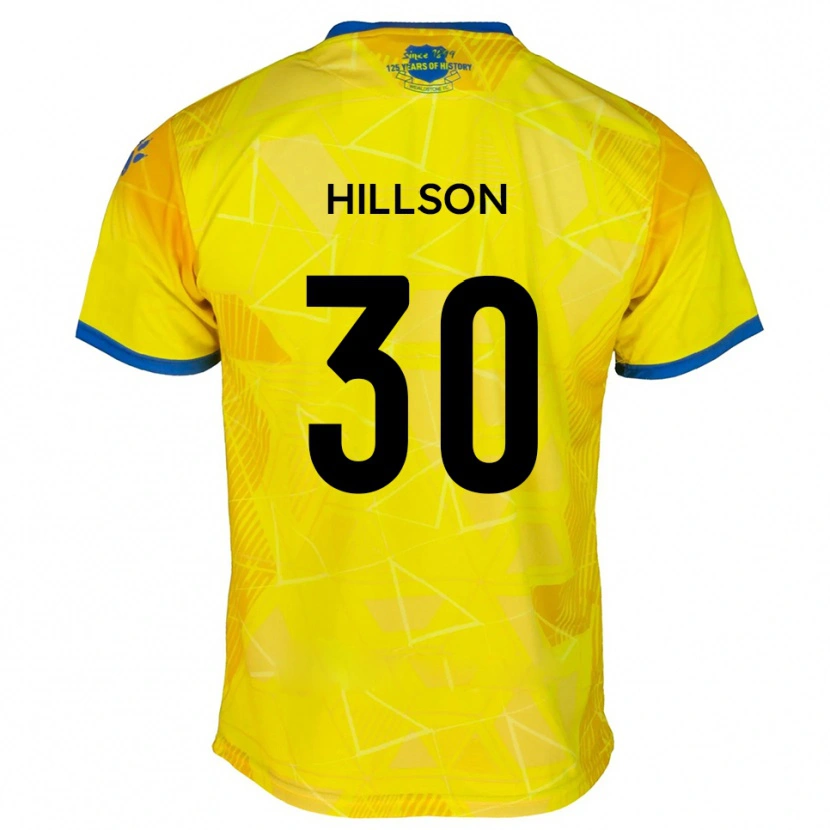 Danxen Kid James Hillson #30 Yellow Blue Away Jersey 2025/26 T-Shirt