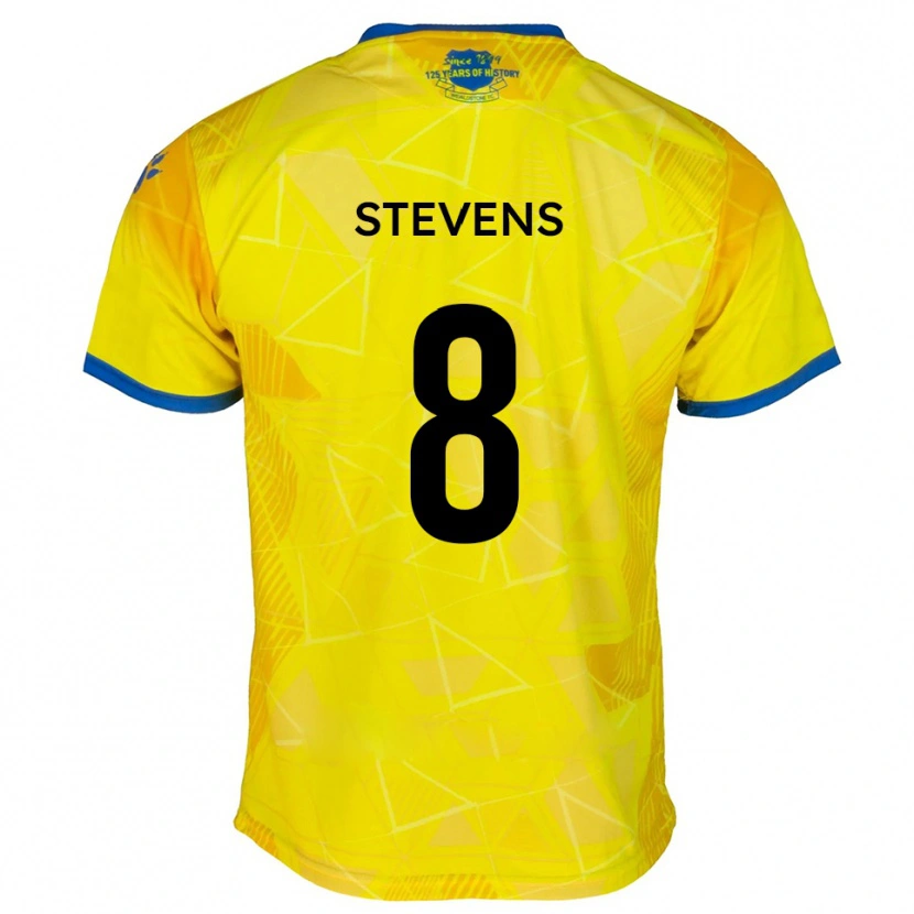 Danxen Kid James Stevens #8 Yellow Blue Away Jersey 2025/26 T-Shirt