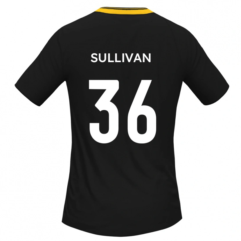 Danxen Kid Cameron Sullivan #36 Black Yellow Away Jersey 2025/26 T-Shirt