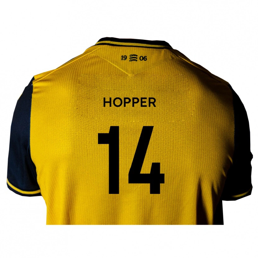 Danxen Kid Tom Hopper #14 Yellow Black Away Jersey 2025/26 T-Shirt
