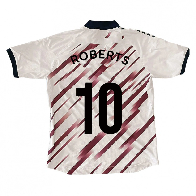 Danxen Kid Callum Roberts #10 White Red Away Jersey 2025/26 T-Shirt