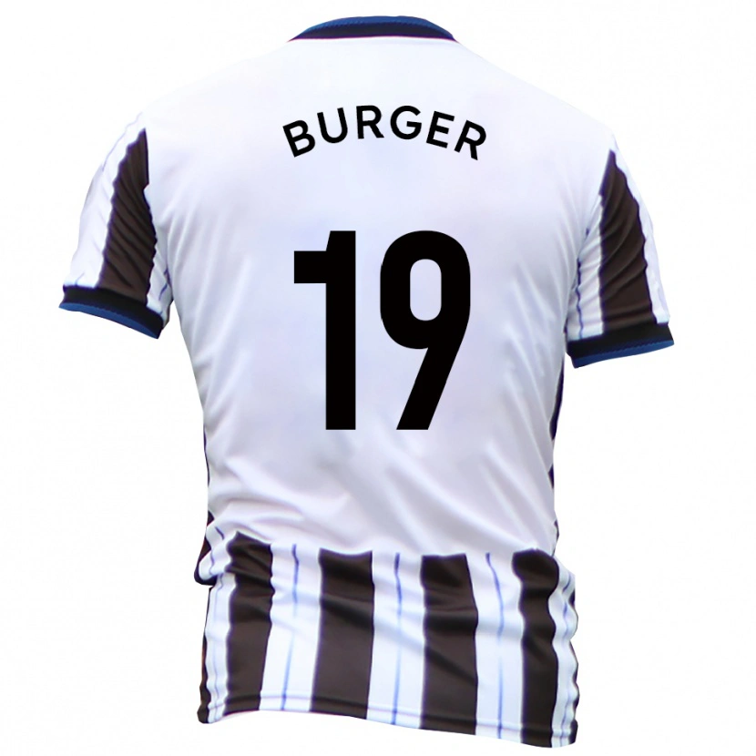 Danxen Kid Jake Burger #19 White Black Away Jersey 2025/26 T-Shirt