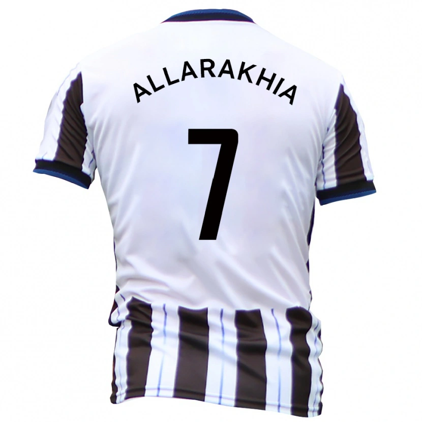Danxen Kid Tarryn Allarakhia #7 White Black Away Jersey 2025/26 T-Shirt