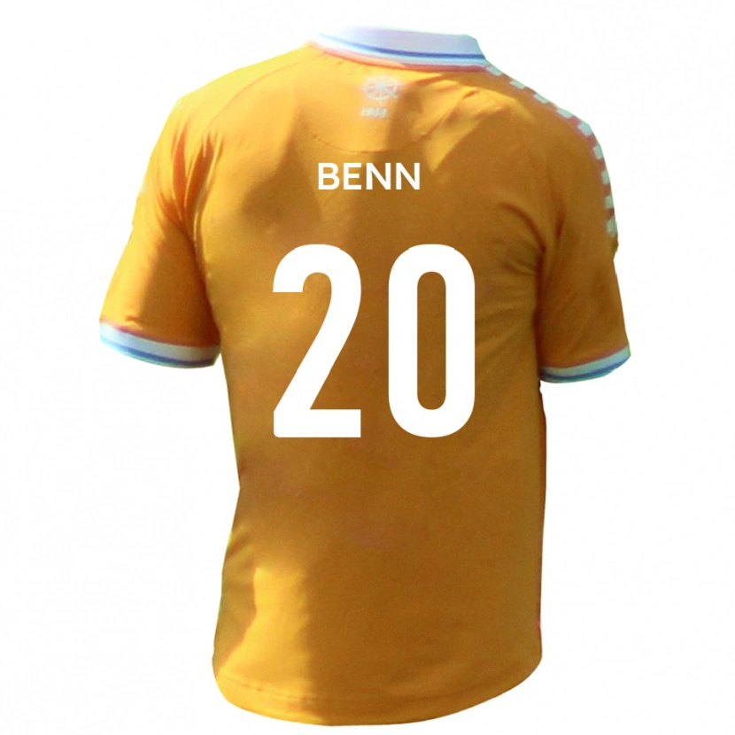 Danxen Kid Jay Benn #20 Yellow Blue Away Jersey 2025/26 T-Shirt