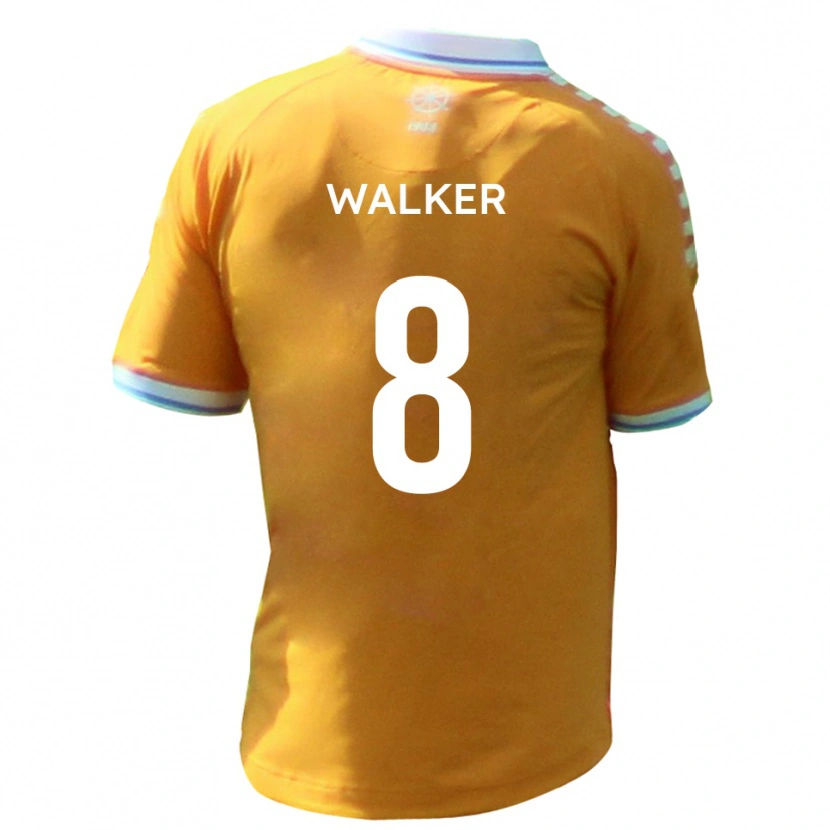 Danxen Kid Brad Walker #8 Yellow Blue Away Jersey 2025/26 T-Shirt