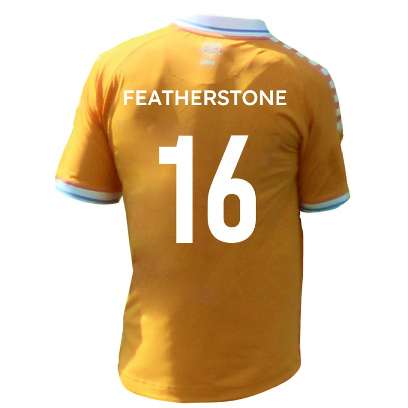 Danxen Kid Nicky Featherstone #16 Yellow Blue Away Jersey 2025/26 T-Shirt