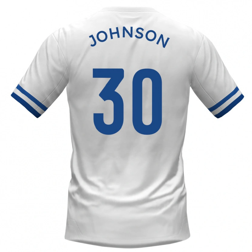 Danxen Kid Cody Johnson #30 White Blue Away Jersey 2025/26 T-Shirt