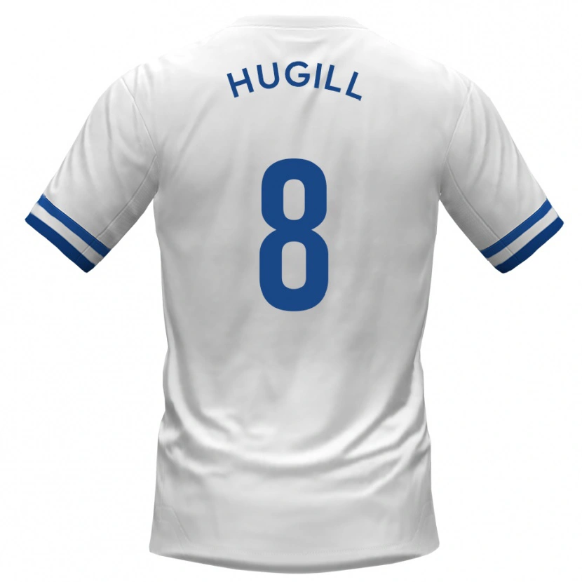 Danxen Kid Will Hugill #8 White Blue Away Jersey 2025/26 T-Shirt