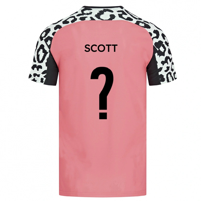 Danxen Kid Chantelle Scott #0 Pink Black Away Jersey 2025/26 T-Shirt
