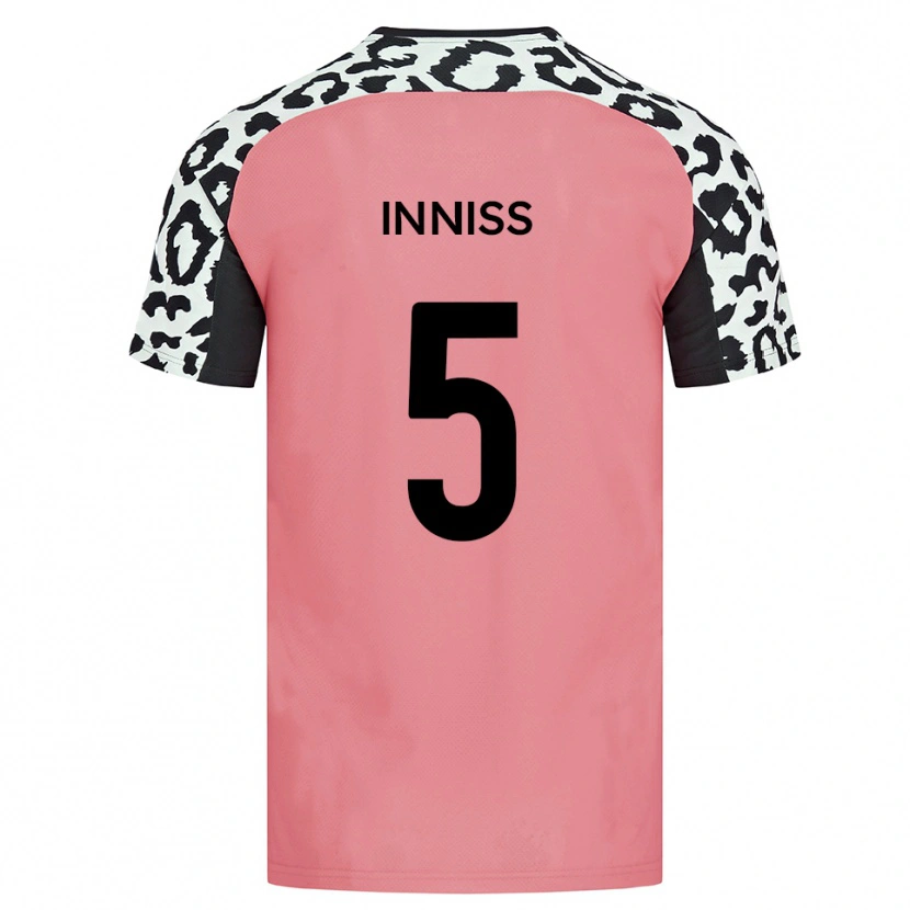 Danxen Kid Ryan Inniss #5 Pink Black Away Jersey 2025/26 T-Shirt