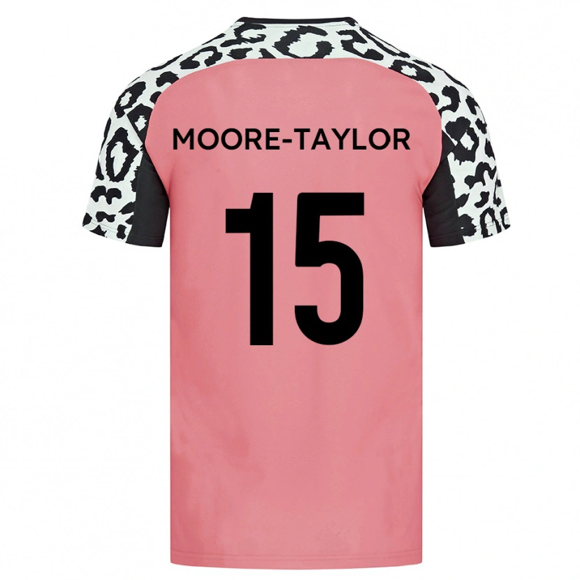 Danxen Kid Jordan Moore-Taylor #15 Pink Black Away Jersey 2025/26 T-Shirt