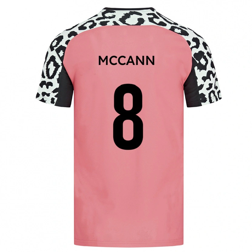 Danxen Kid Charlie Mccann #8 Pink Black Away Jersey 2025/26 T-Shirt