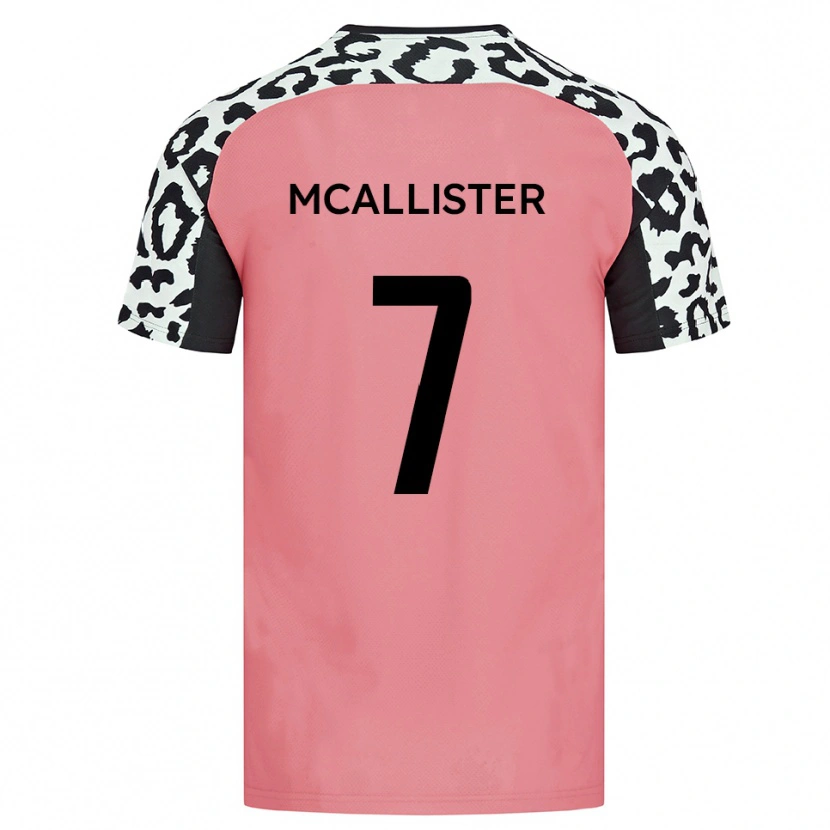 Danxen Kid Kyle Mcallister #7 Pink Black Away Jersey 2025/26 T-Shirt