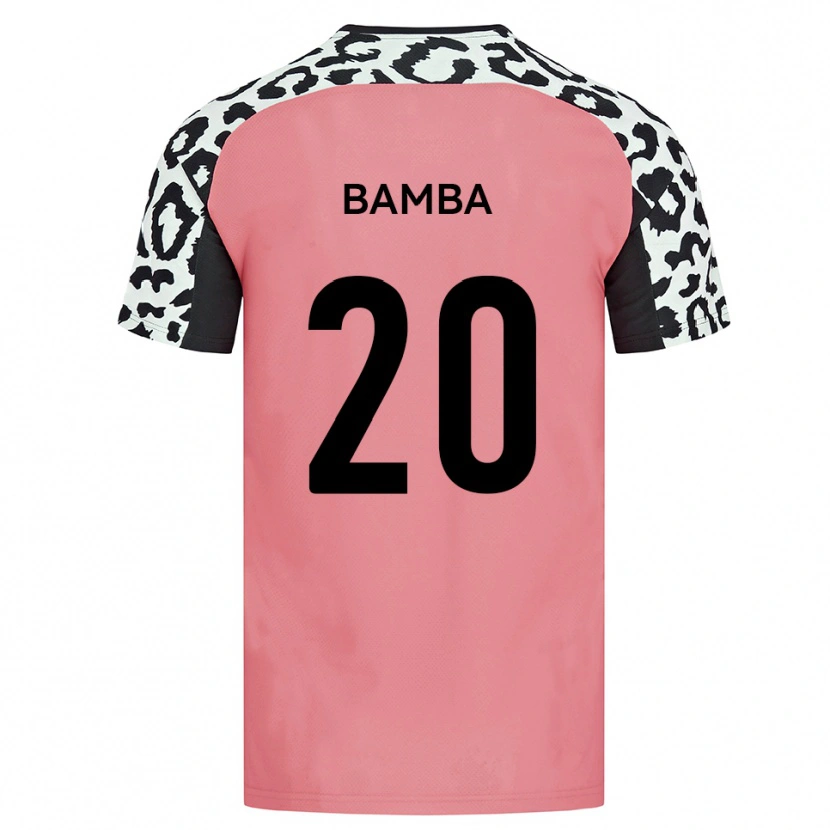 Danxen Kid Yahya Bamba #20 Pink Black Away Jersey 2025/26 T-Shirt
