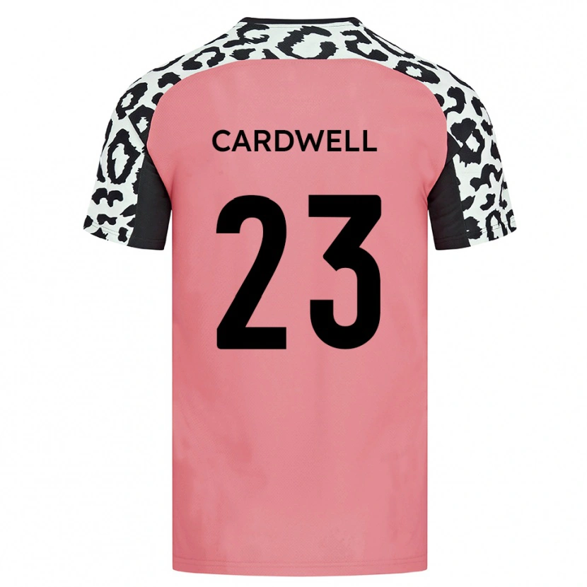 Danxen Kid Harry Cardwell #23 Pink Black Away Jersey 2025/26 T-Shirt