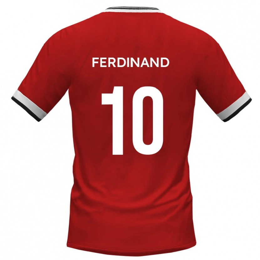 Danxen Kid Kane Ferdinand #10 White Black Away Jersey 2025/26 T-Shirt