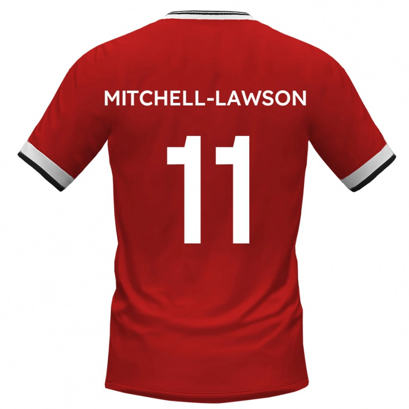 Danxen Kid Jayden Mitchell-Lawson #11 White Black Away Jersey 2025/26 T-Shirt