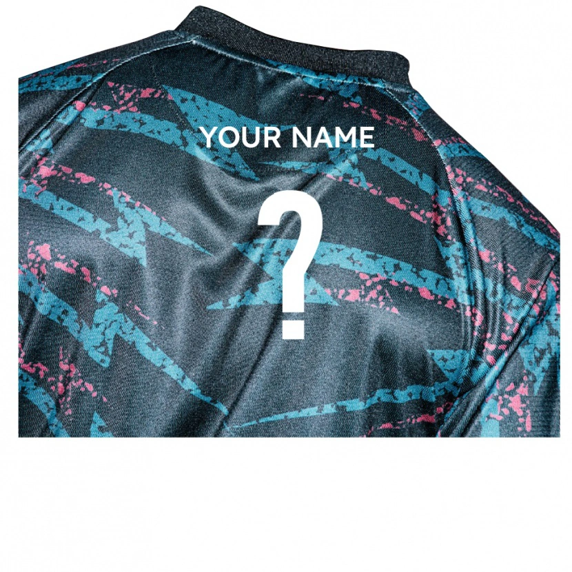 Danxen Kid Your Name #0 Black Navy Away Jersey 2025/26 T-Shirt