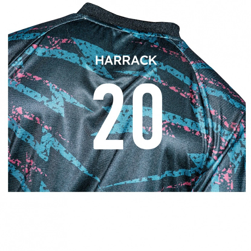 Danxen Kid Kayden Harrack #20 Black Navy Away Jersey 2025/26 T-Shirt