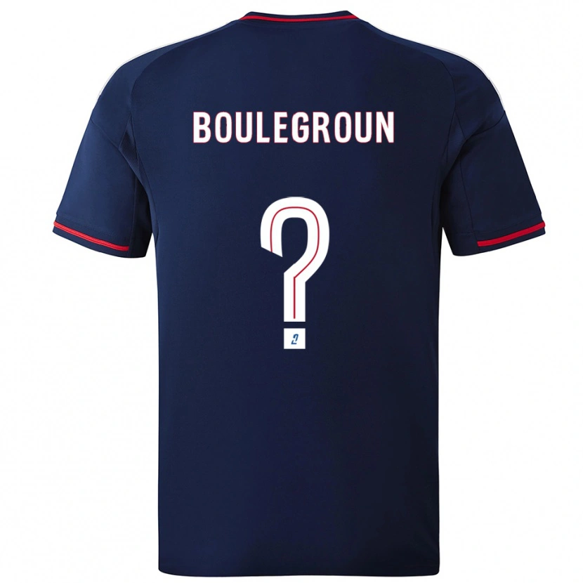 Danxen Kid Hocine Boulegroun #0 Navy Red Away Jersey 2025/26 T-Shirt