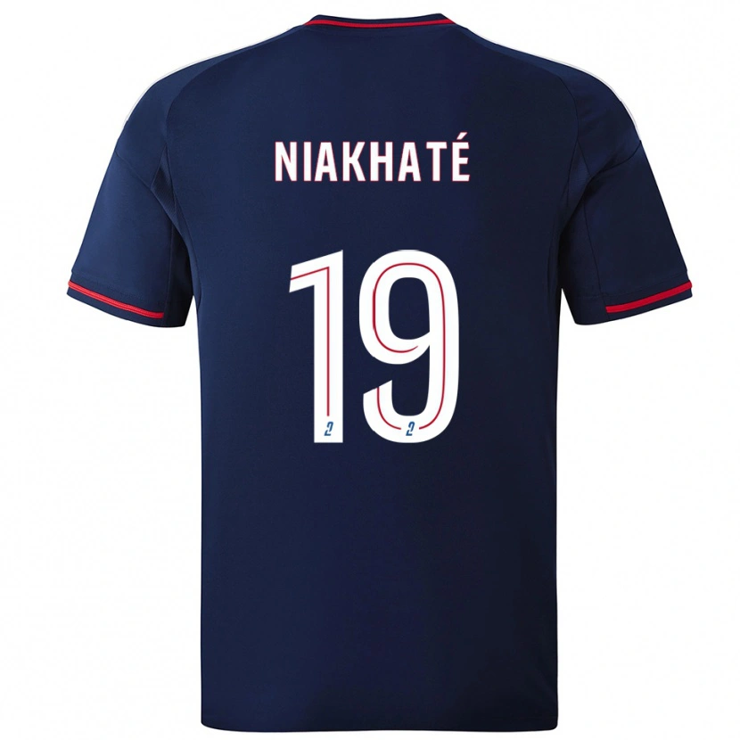 Danxen Kid Moussa Niakhaté #19 Navy Red Away Jersey 2025/26 T-Shirt