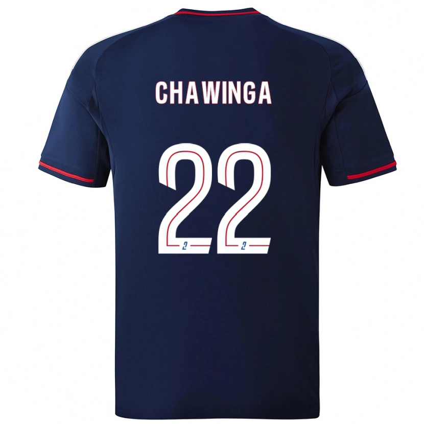 Danxen Kid Tabitha Chawinga #22 Navy Red Away Jersey 2025/26 T-Shirt