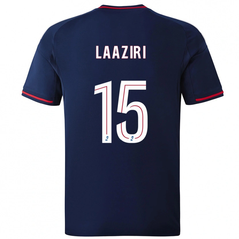 Danxen Kid Achraf Laâziri #15 Navy Red Away Jersey 2025/26 T-Shirt