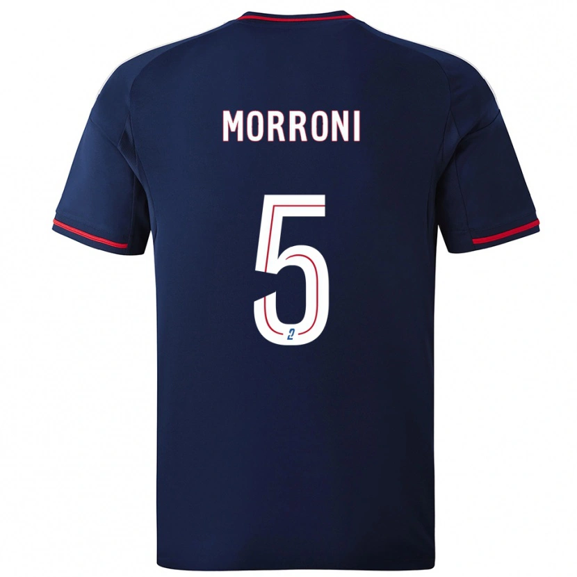 Danxen Kid Perle Morroni #5 Navy Red Away Jersey 2025/26 T-Shirt