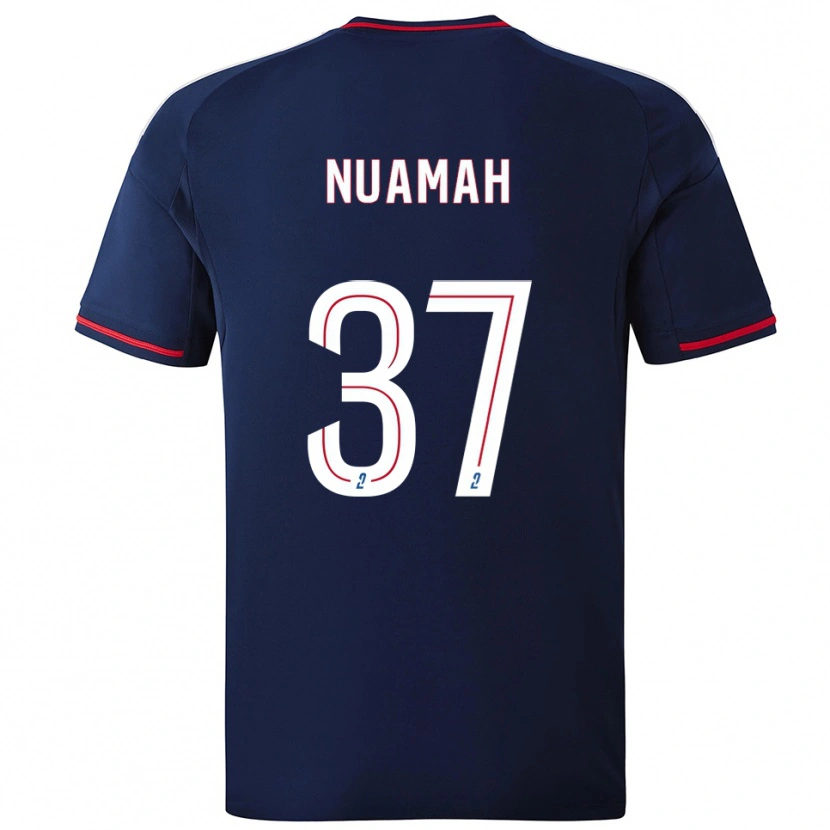 Danxen Kid Ernest Nuamah #37 Navy Red Away Jersey 2025/26 T-Shirt
