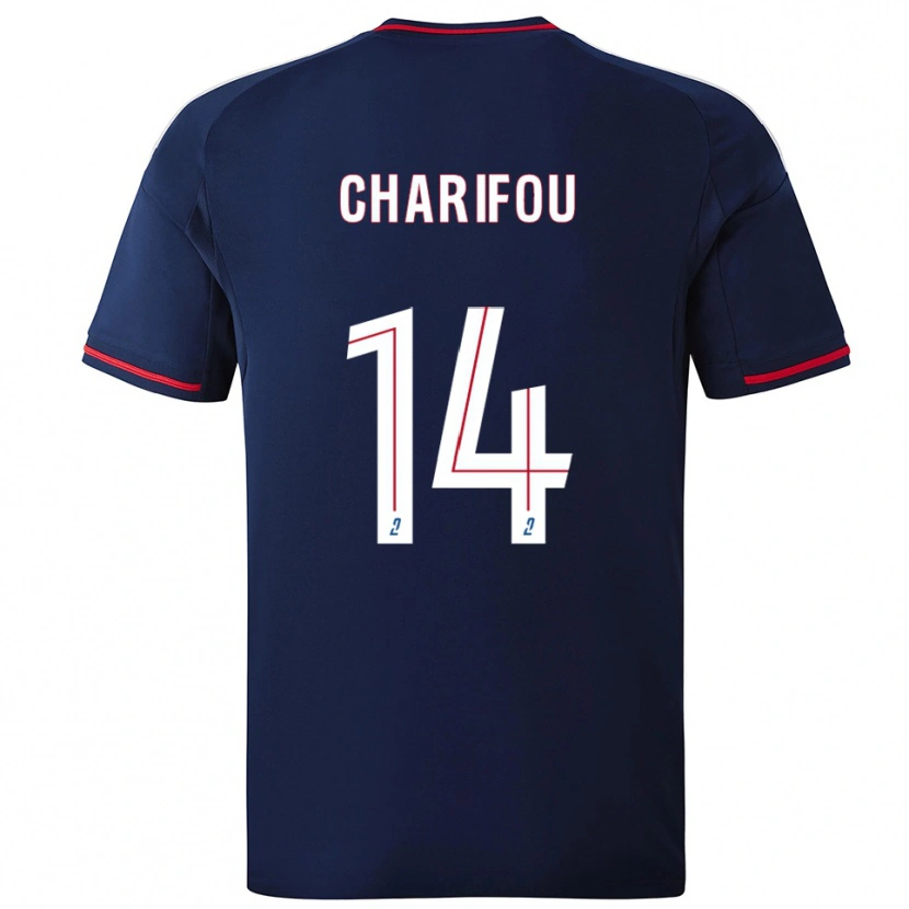 Danxen Kid Imdad Charifou #14 Navy Red Away Jersey 2025/26 T-Shirt