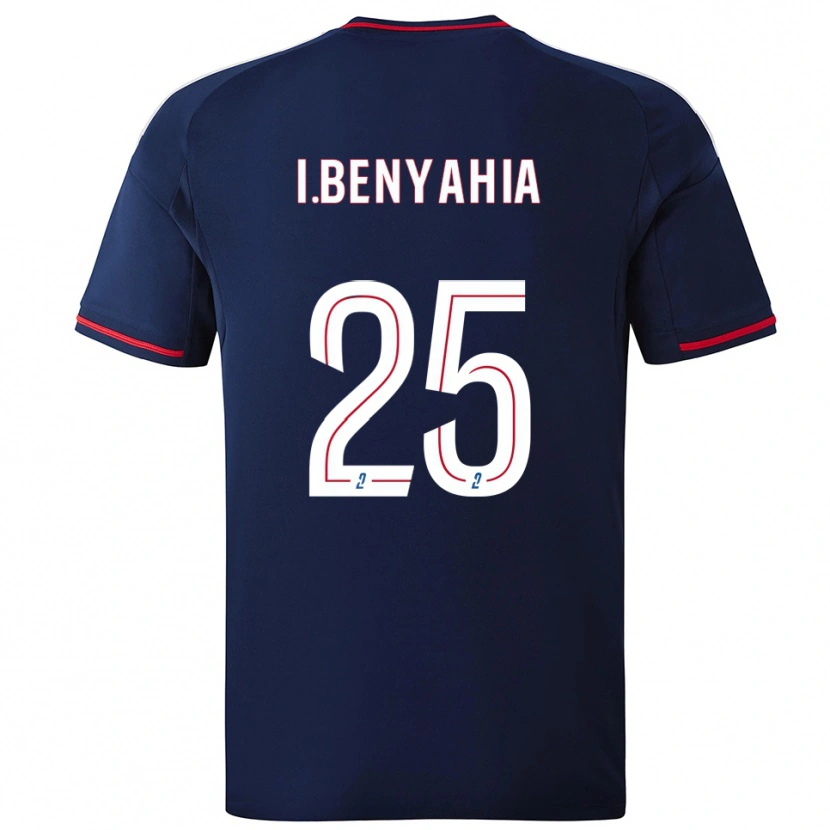 Danxen Kid Ines Benyahia #25 Navy Red Away Jersey 2025/26 T-Shirt